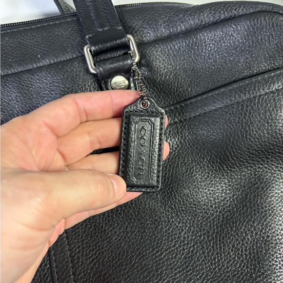 Coach Black Leather Men's Bag - Picture 2 of 8